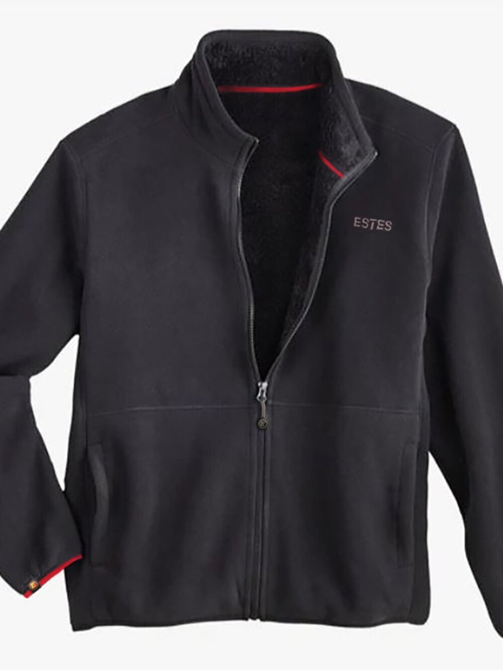 NWT Estes Express Lines Storm Creek Fleece Sherpa Jacket Black Men's XL 31x27
